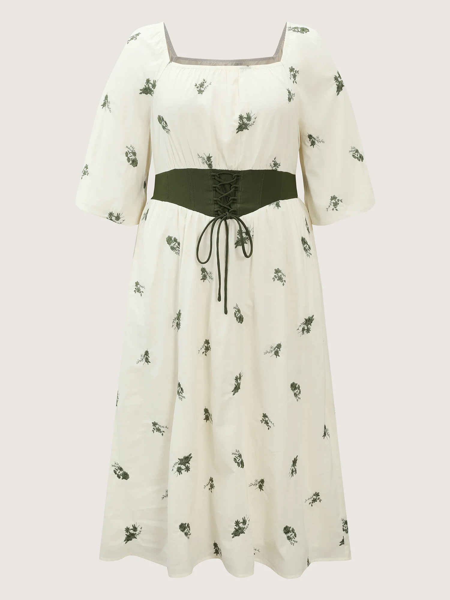 2-in-1 Embroidered Tulle Maxi Dress - Image 8