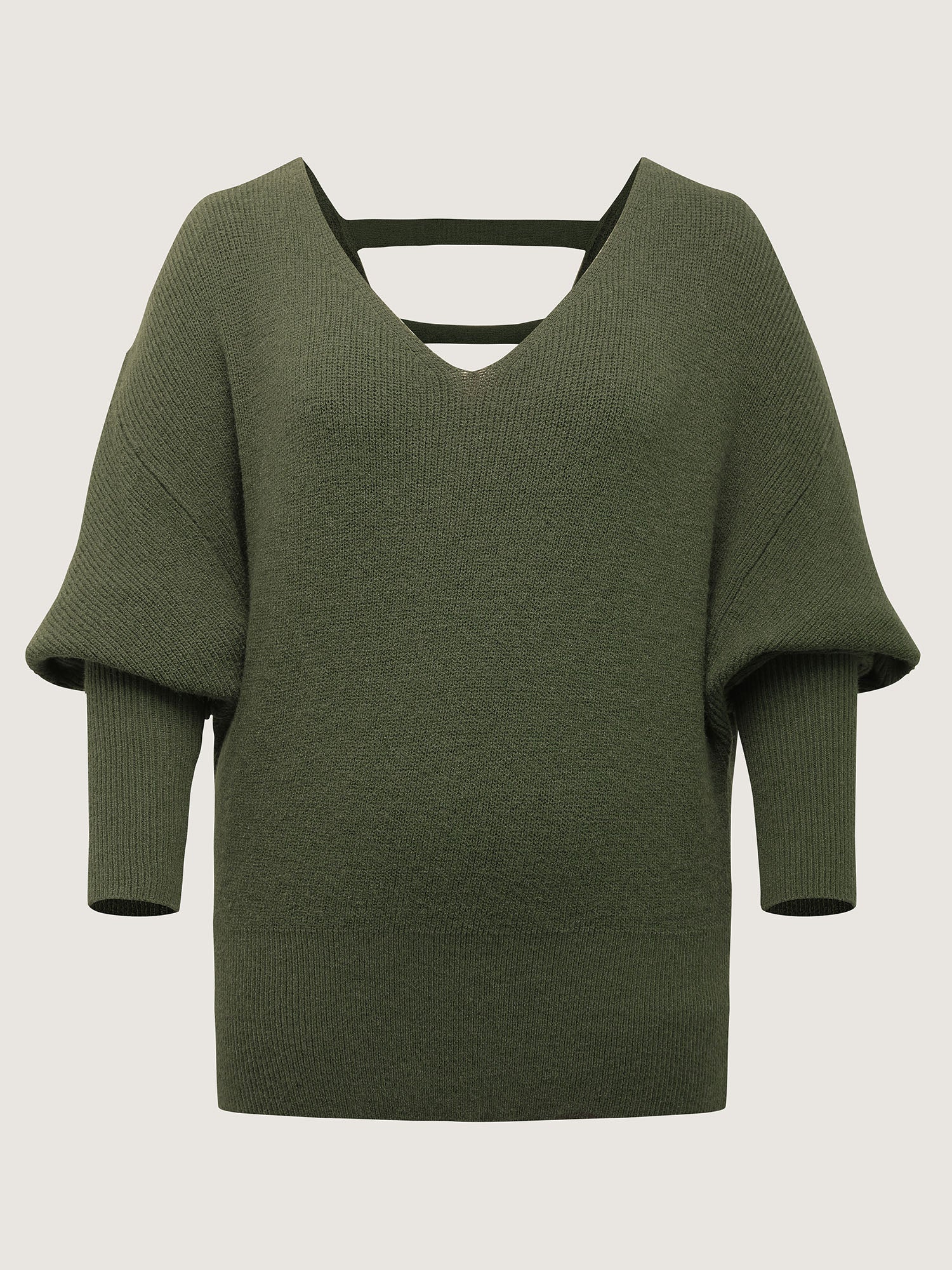 Backless Cut-Out Cropped Pullover - Image 7