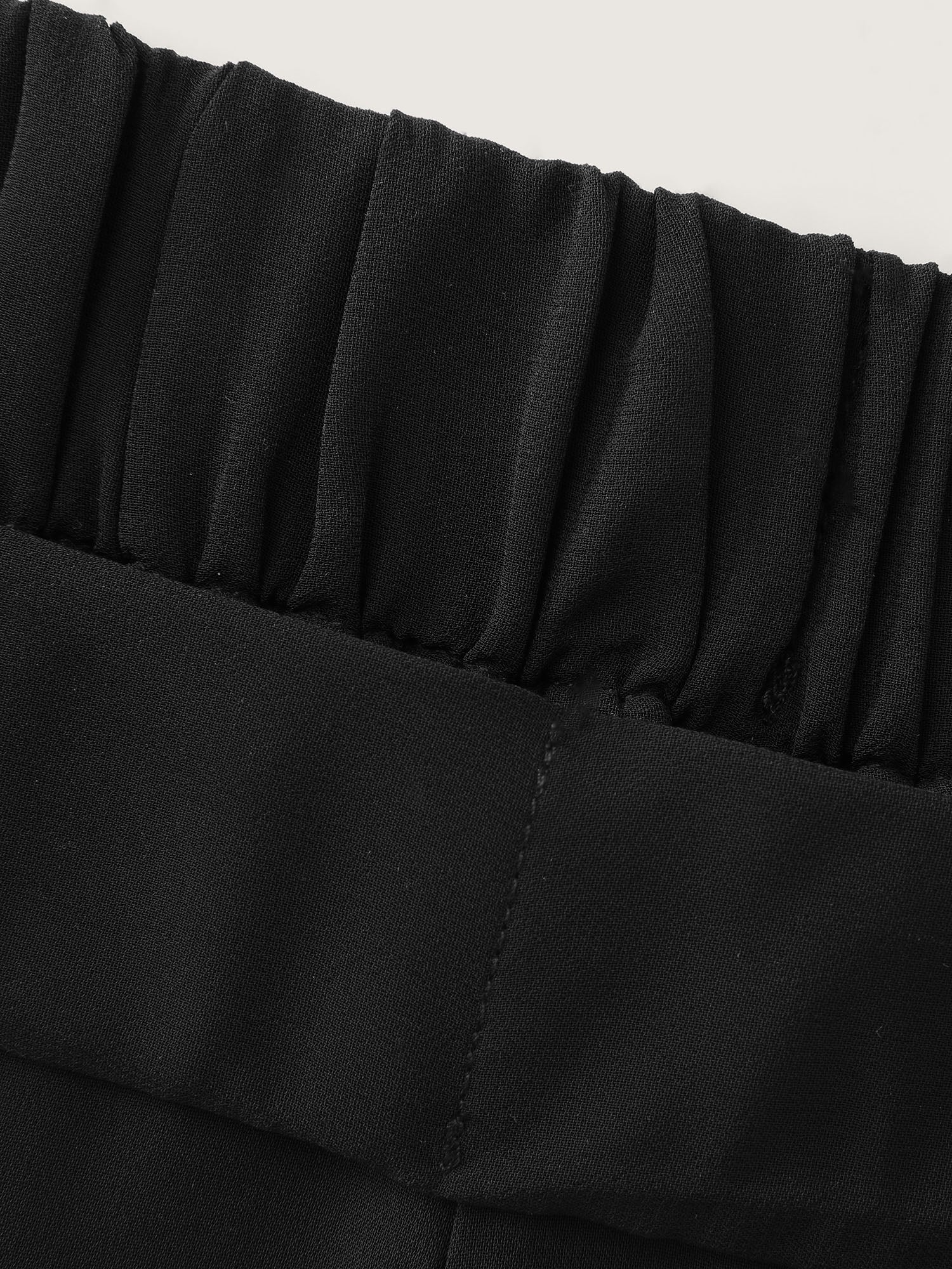 Chiffon Stretchy Waist Flowy Pants - Image 6