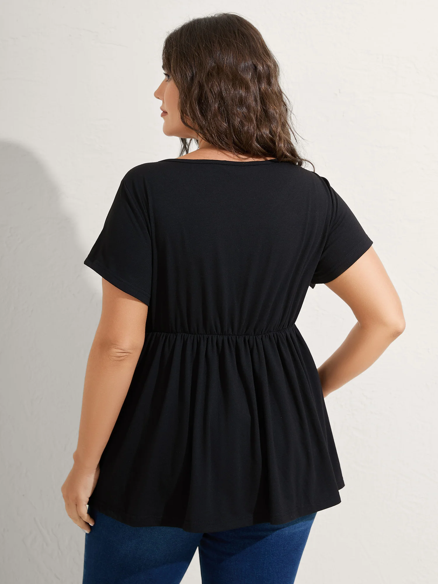Color Floral Embroidery Lace Knit Top - Image 5