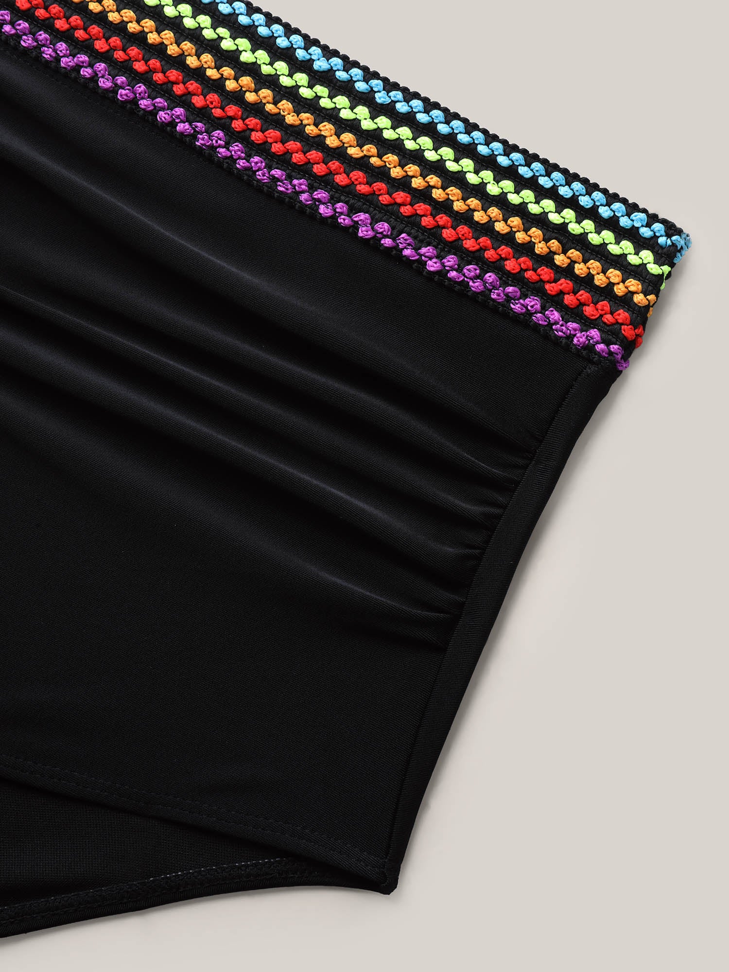 Colorful Webbed Tight-Fit Swim Bottoms - Image 6
