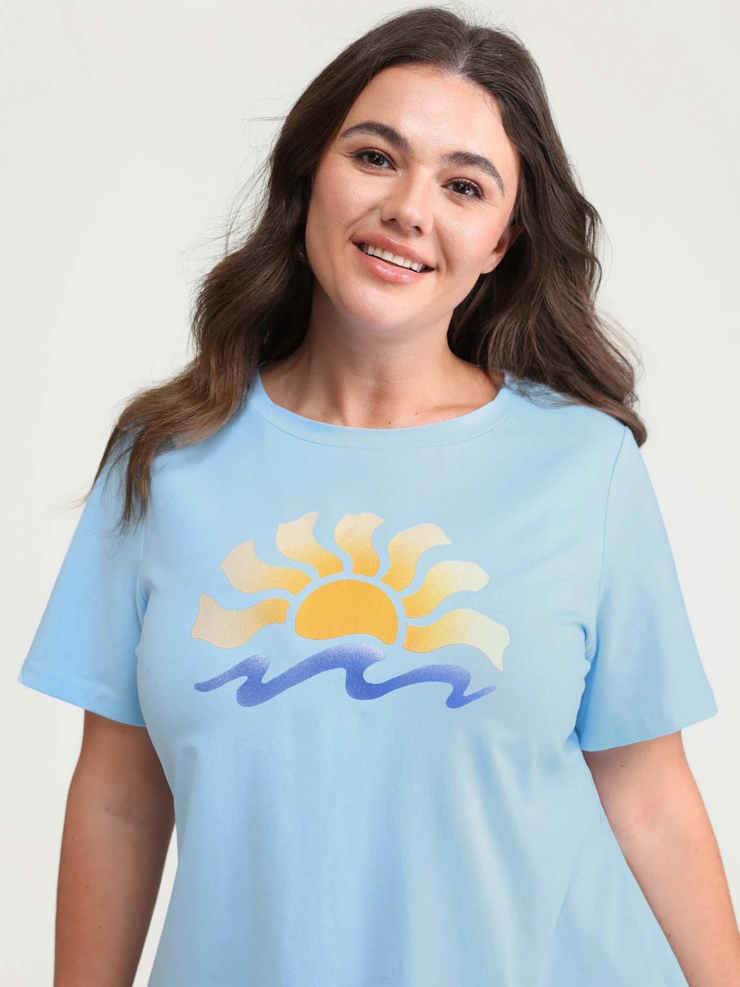 Cotton Sun Approved Crew Neck T-Shirt - Image 2