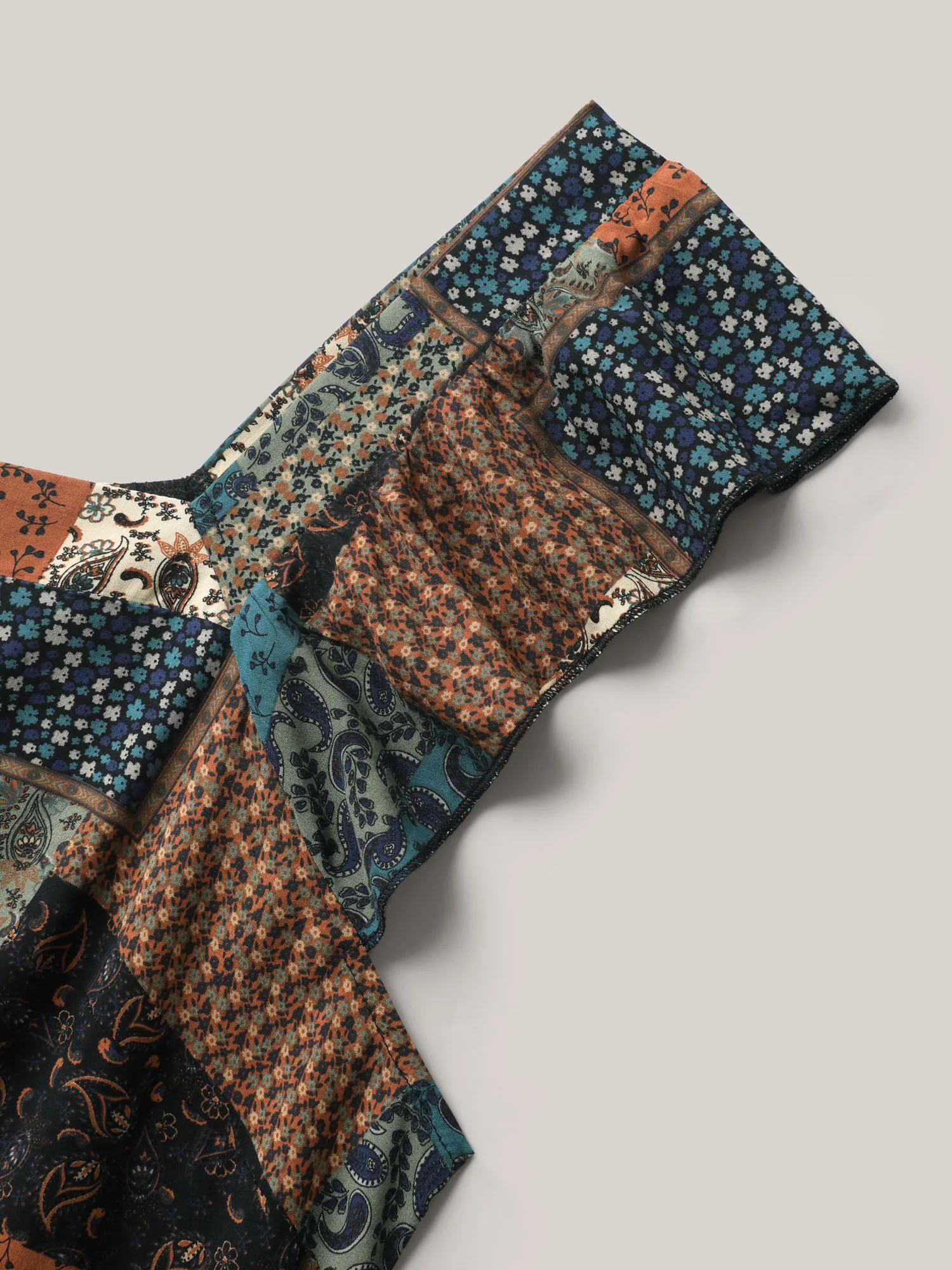 Floral Collage Print Layered Tank Top - Image 5