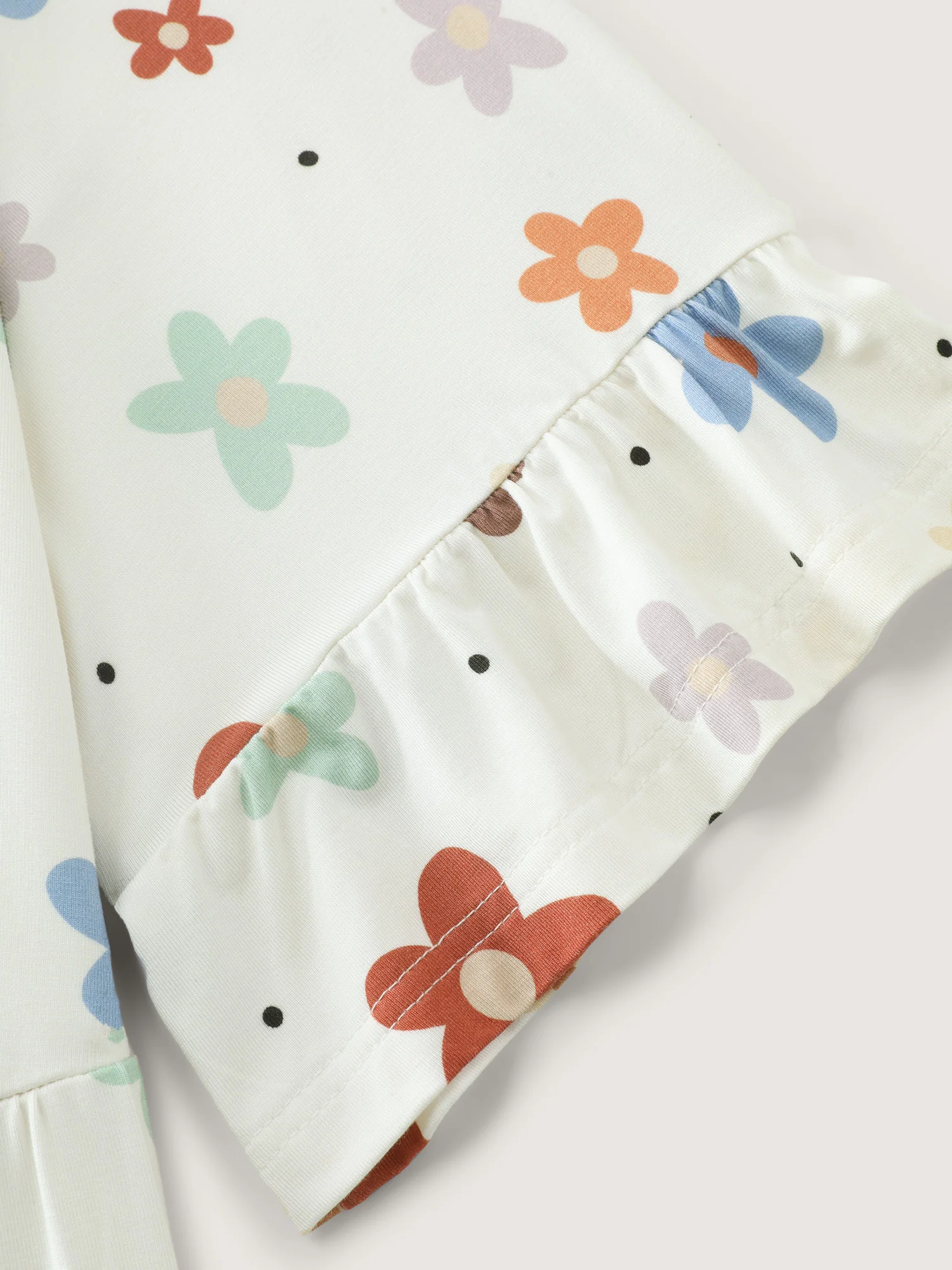 Floral Print Stretchy Knit Top - Image 7