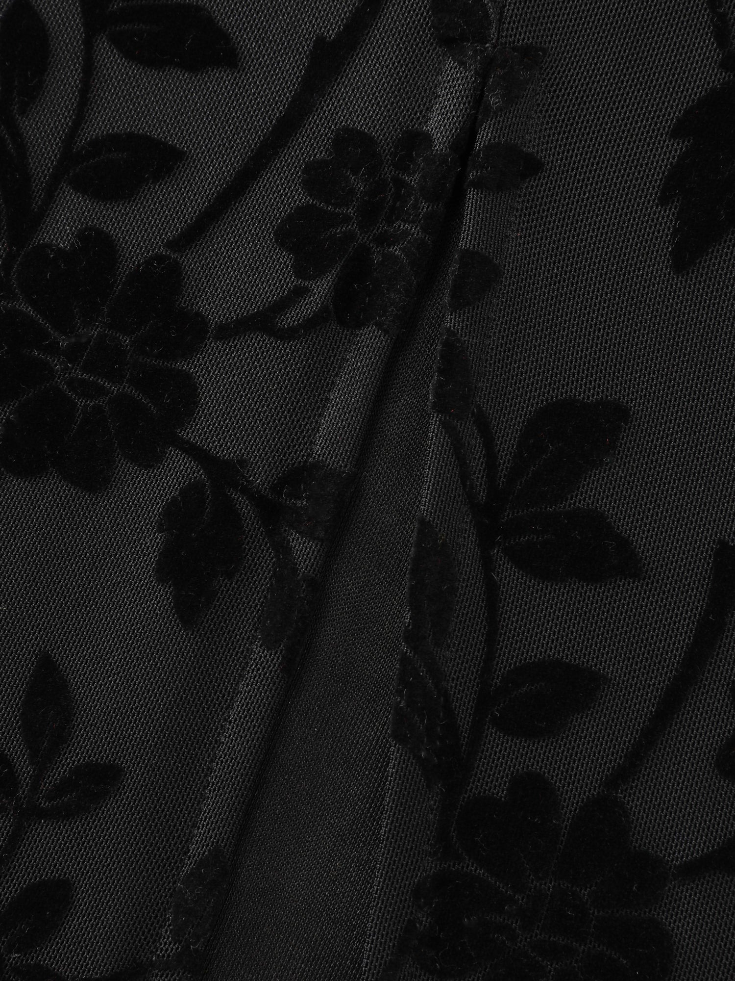 Floral Textured Jacquard Slit Hem Maxi Dress - Image 5