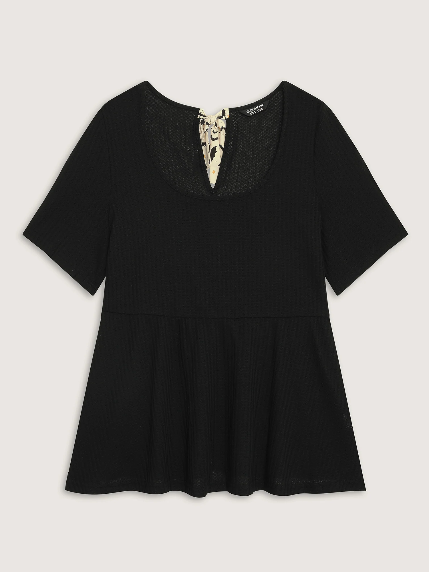 Halloween Back Ties Fit Flared T-Shirt - Image 6