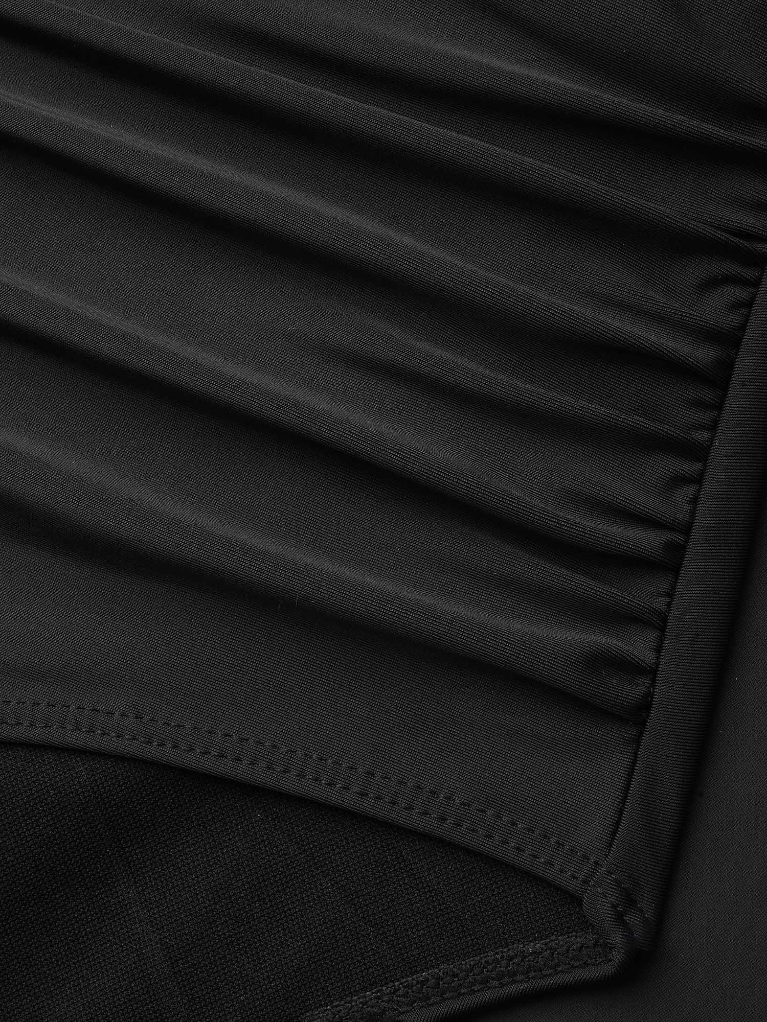 Layered Hips Coverage Slit Swim Bottoms - Image 6