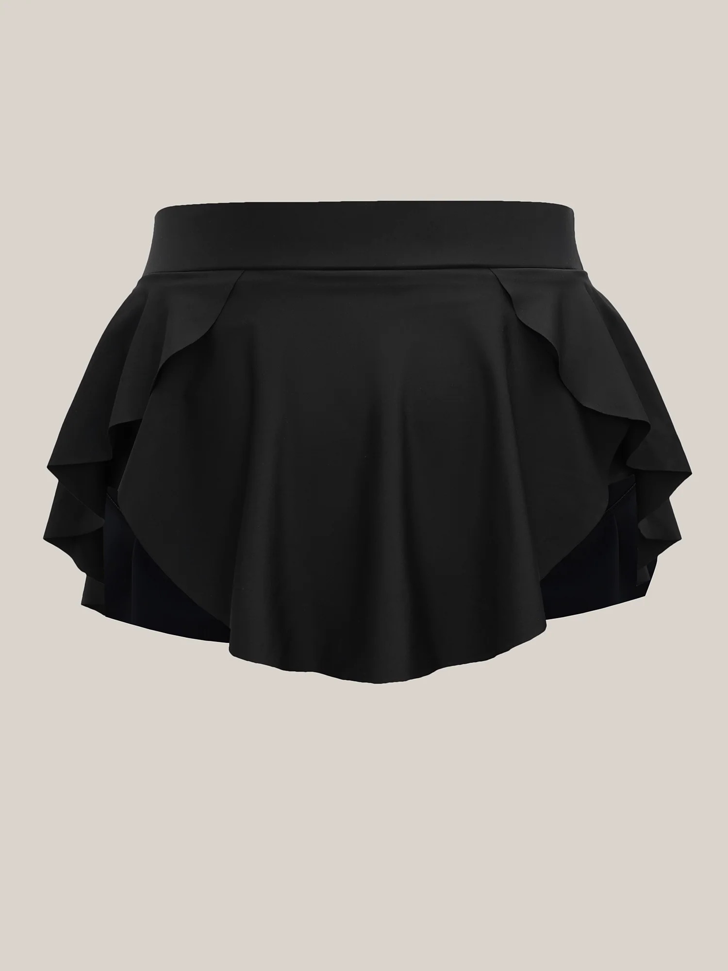 Layered Hips Coverage Slit Swim Bottoms - Image 7