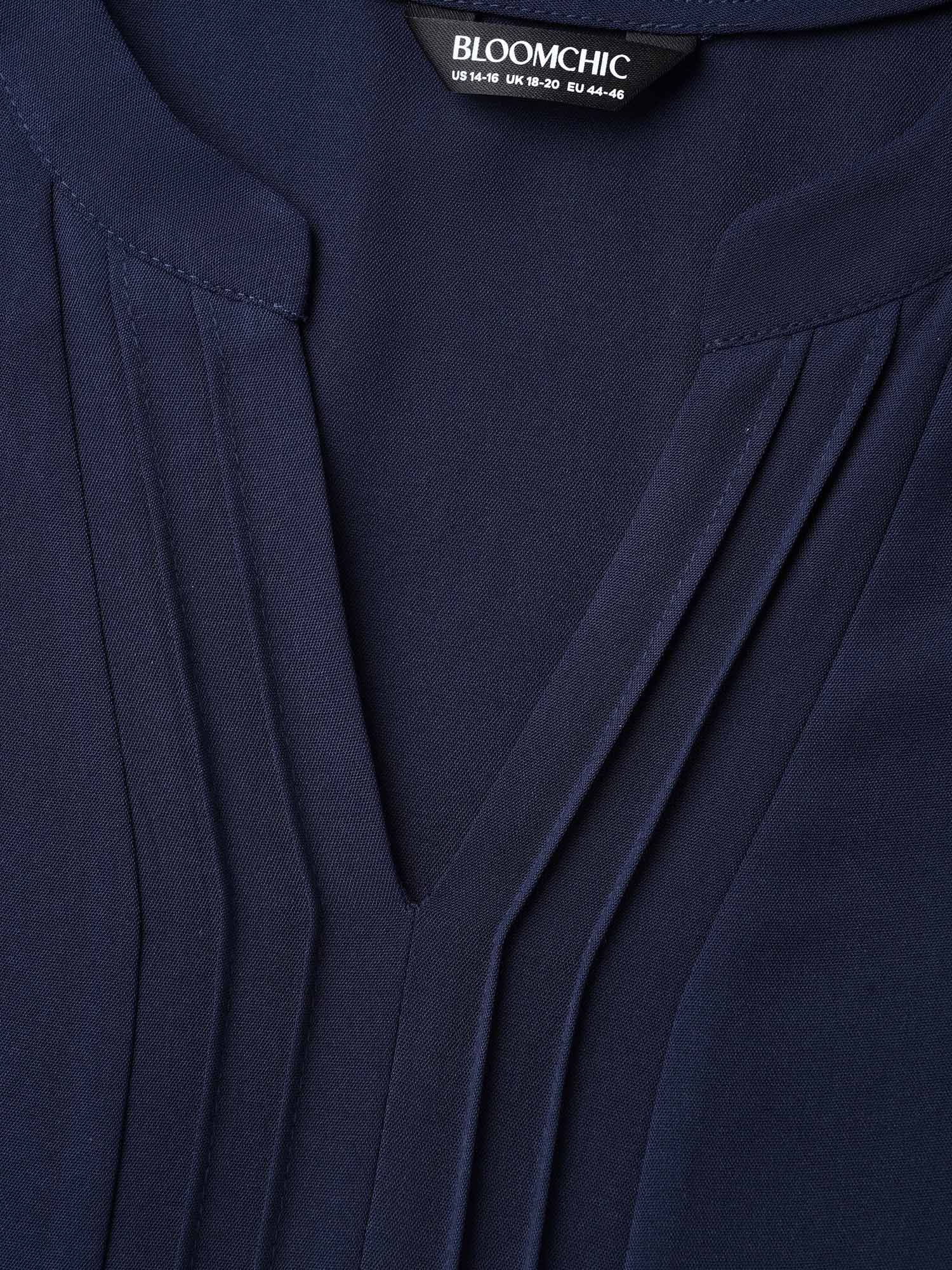 Petal Sleeve Toothpick Pleats Shirt - Image 11