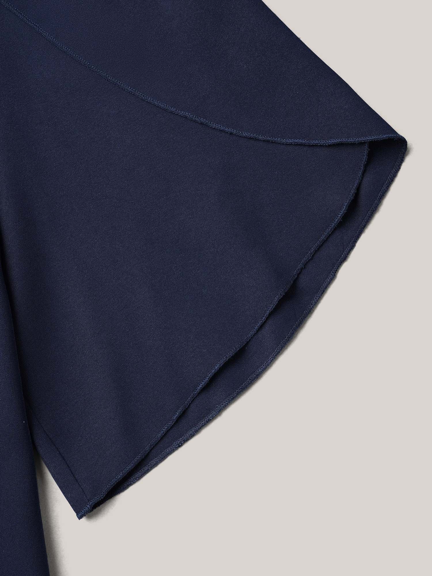 Petal Sleeve Toothpick Pleats Shirt - Image 12