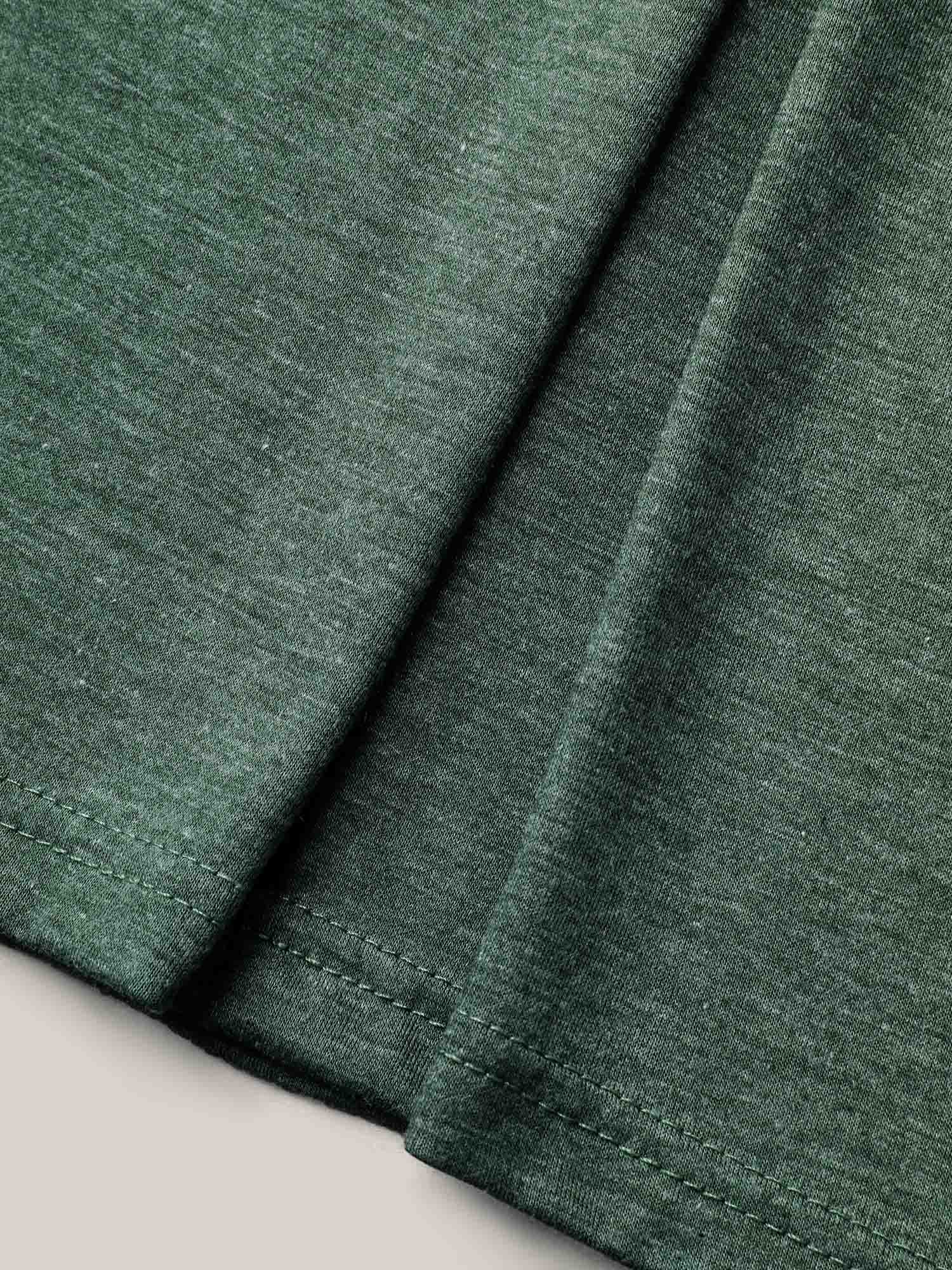 Pleated Plain Half-Sleeve Knit Top - Image 7
