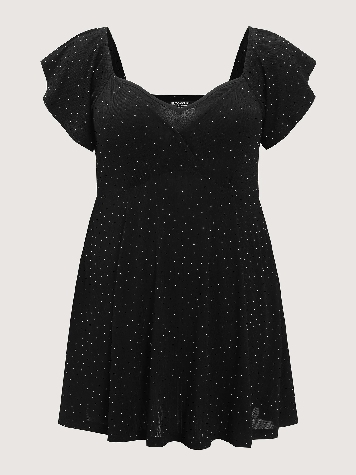 Polka Dot Built-In Bra And Panty Mini Dress - Image 6