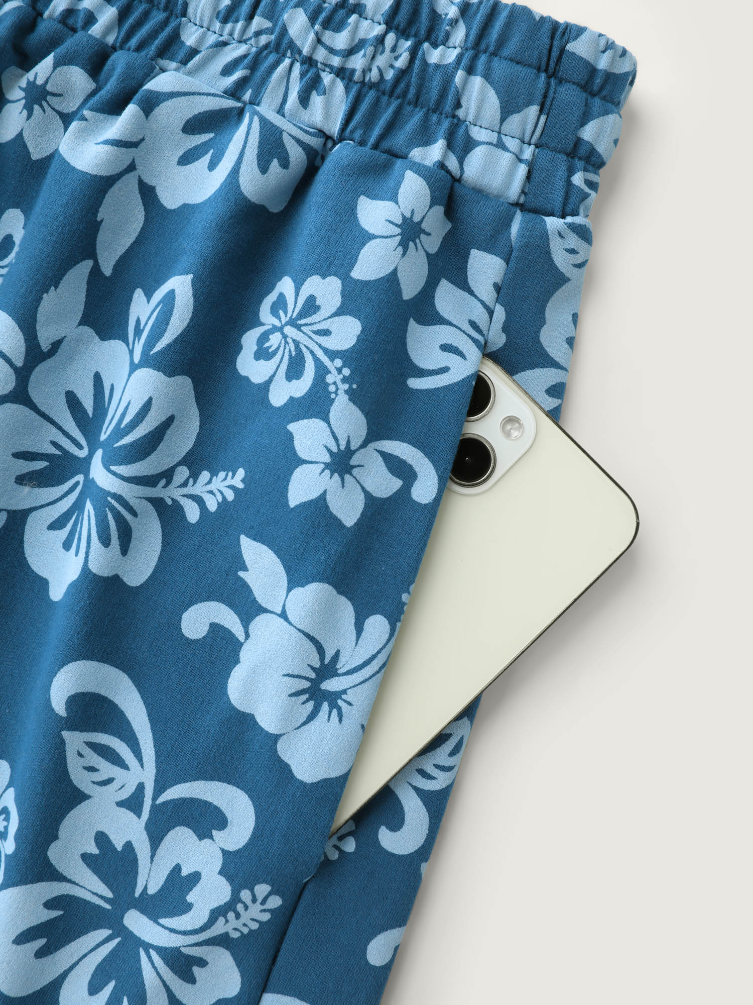 Pure Cotton Beach Floral Print Shorts - Image 6