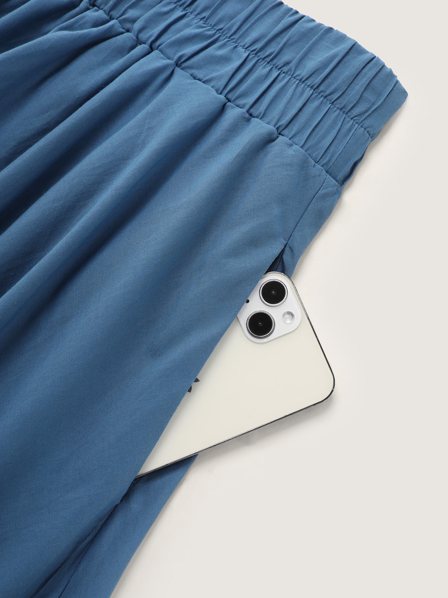 Pure Cotton High Low Hem Midi Skirt - Image 6