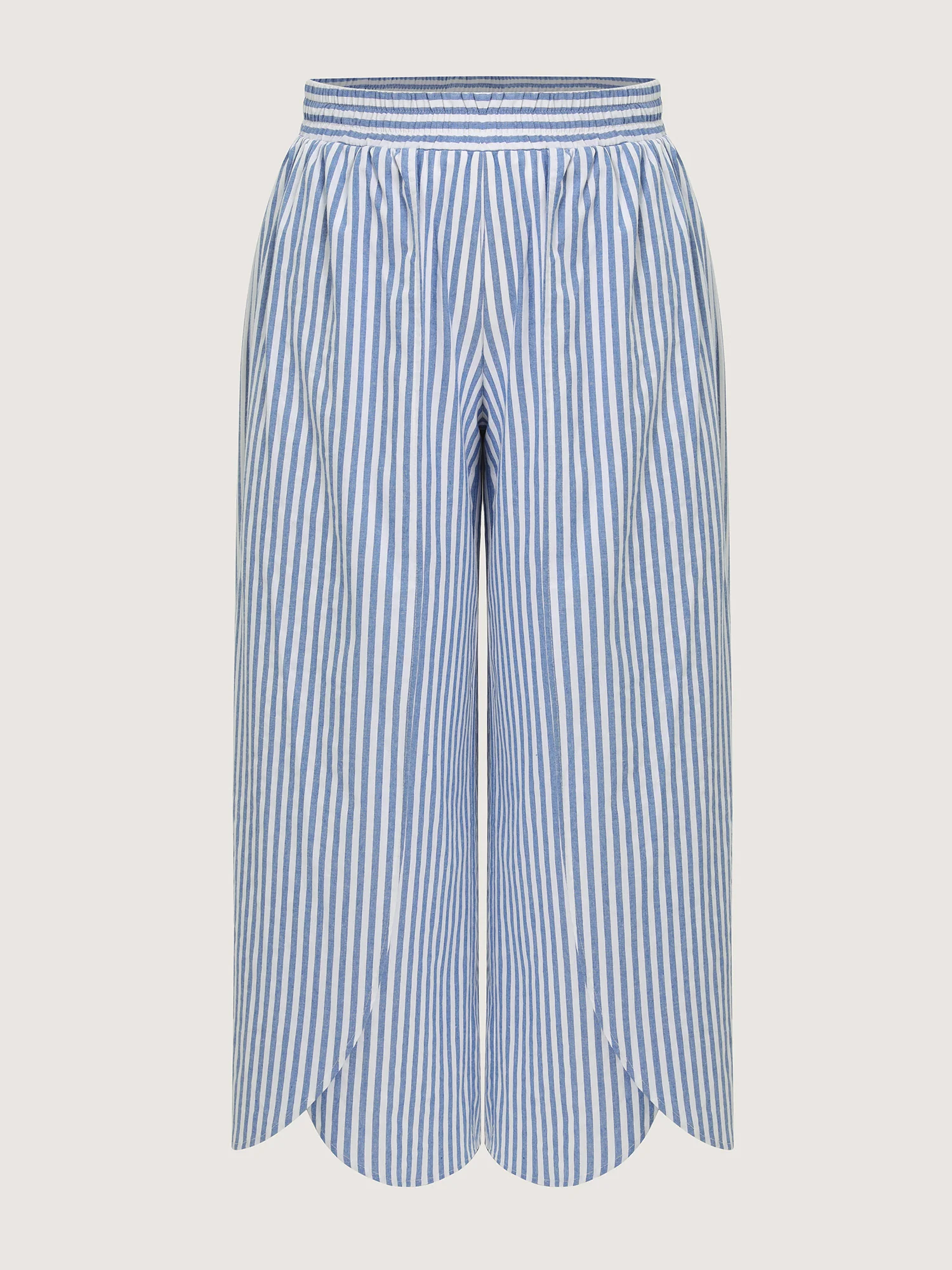 Pure Cotton Striped Petal Hem Two-Piece Set - Image 11