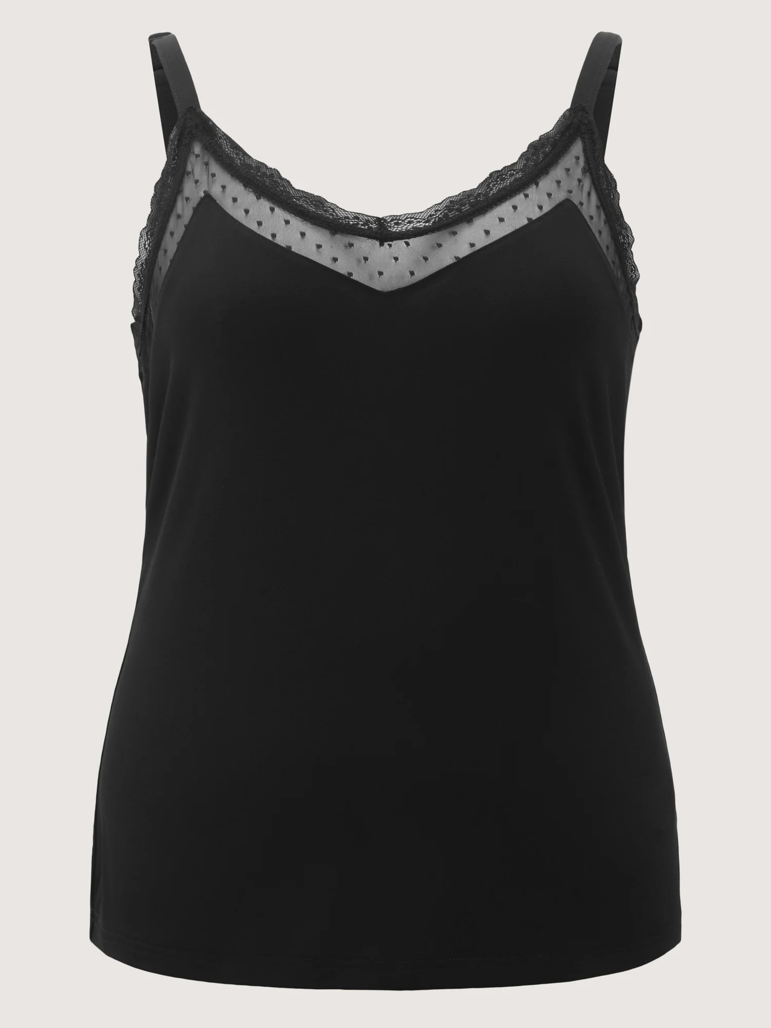 Sheer Lace Cut-Out Tank Top - Image 6