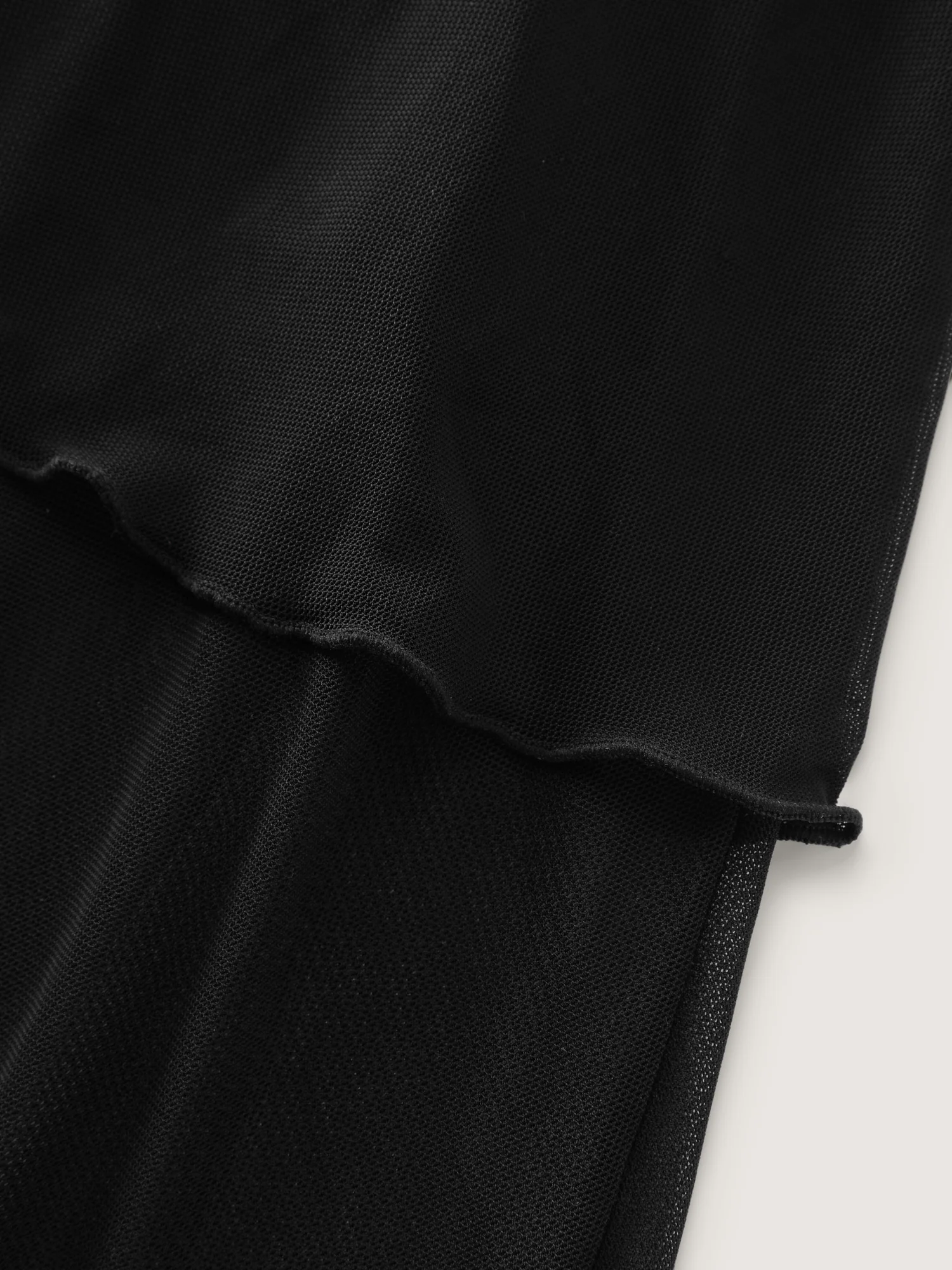 Sheer Ruffled Sleeve Layered Swim Dress - Image 6