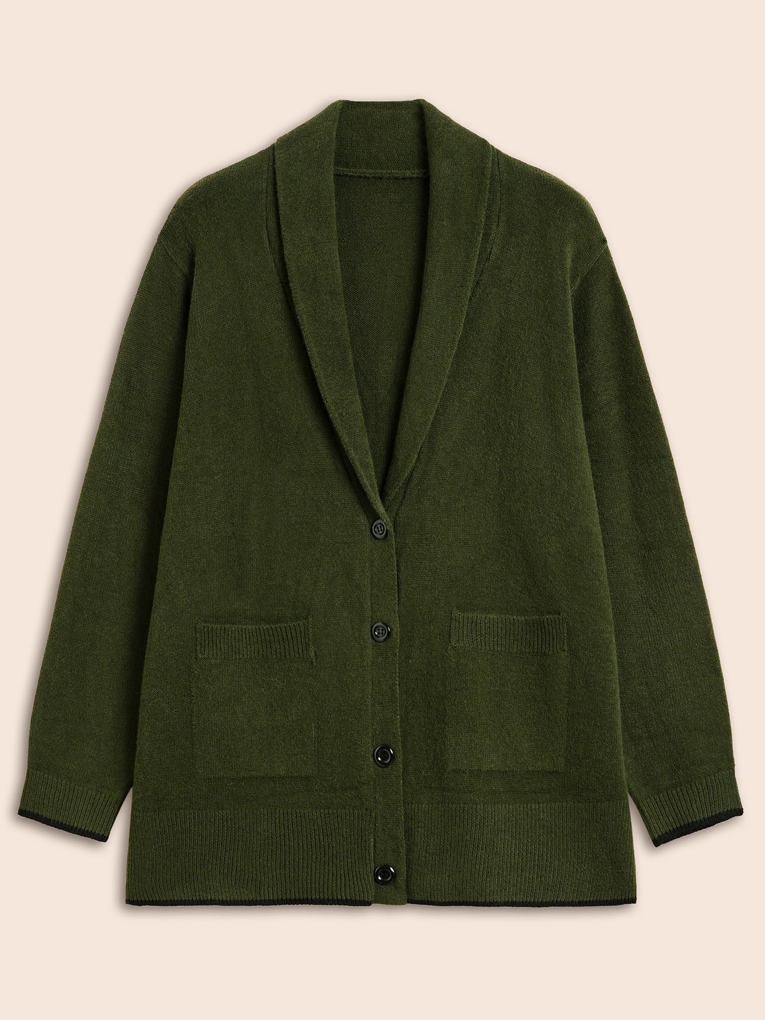Supersoft Essentials Solid Shawl Collar Cardigan - Image 8