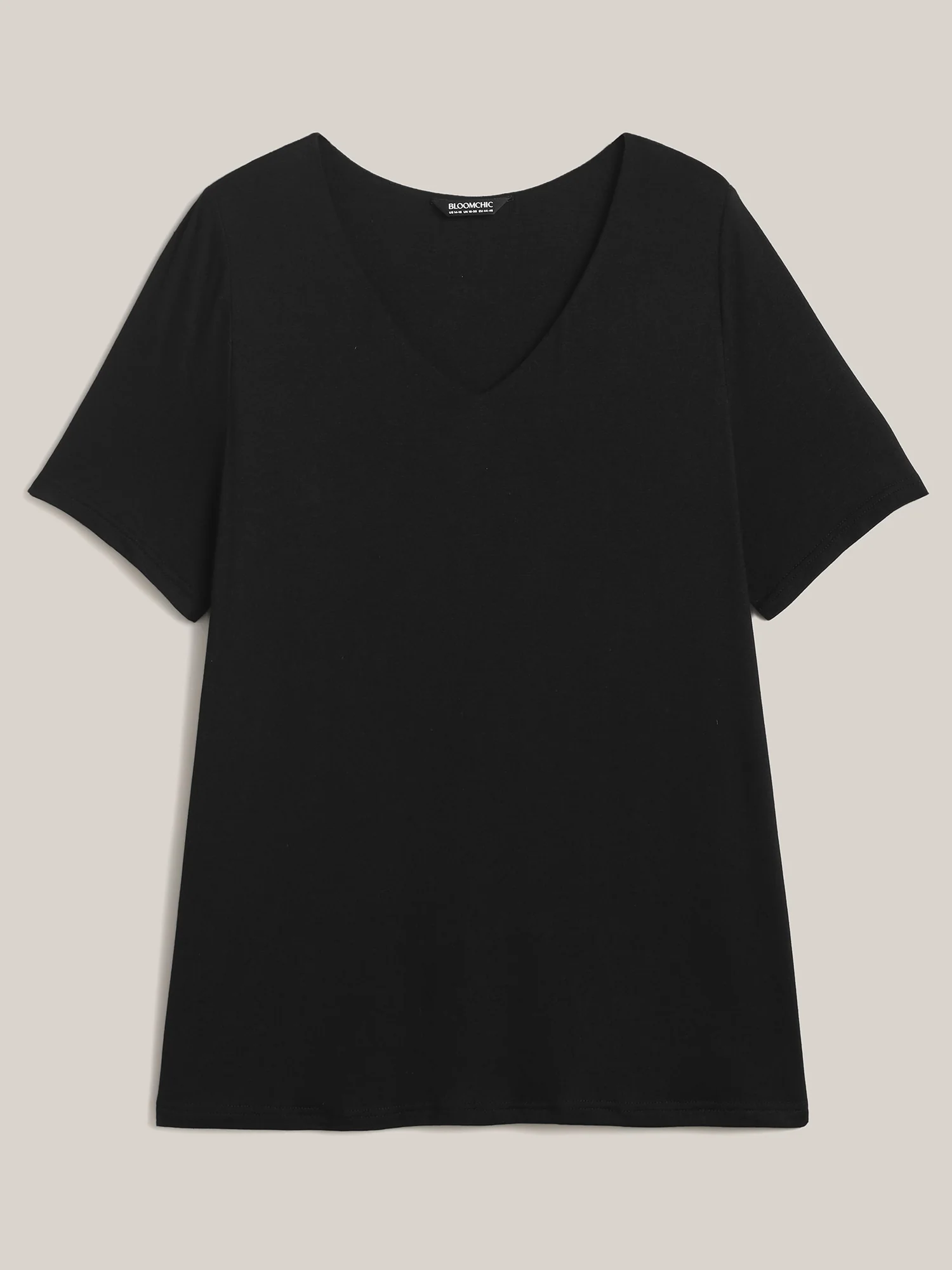 Supersoft Fitted V-Neck T-Shirt - Image 7