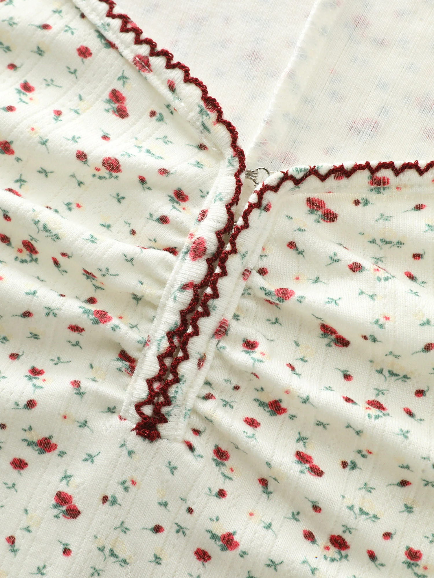 Supersoft Micro Floral Print Knit Top - Image 5