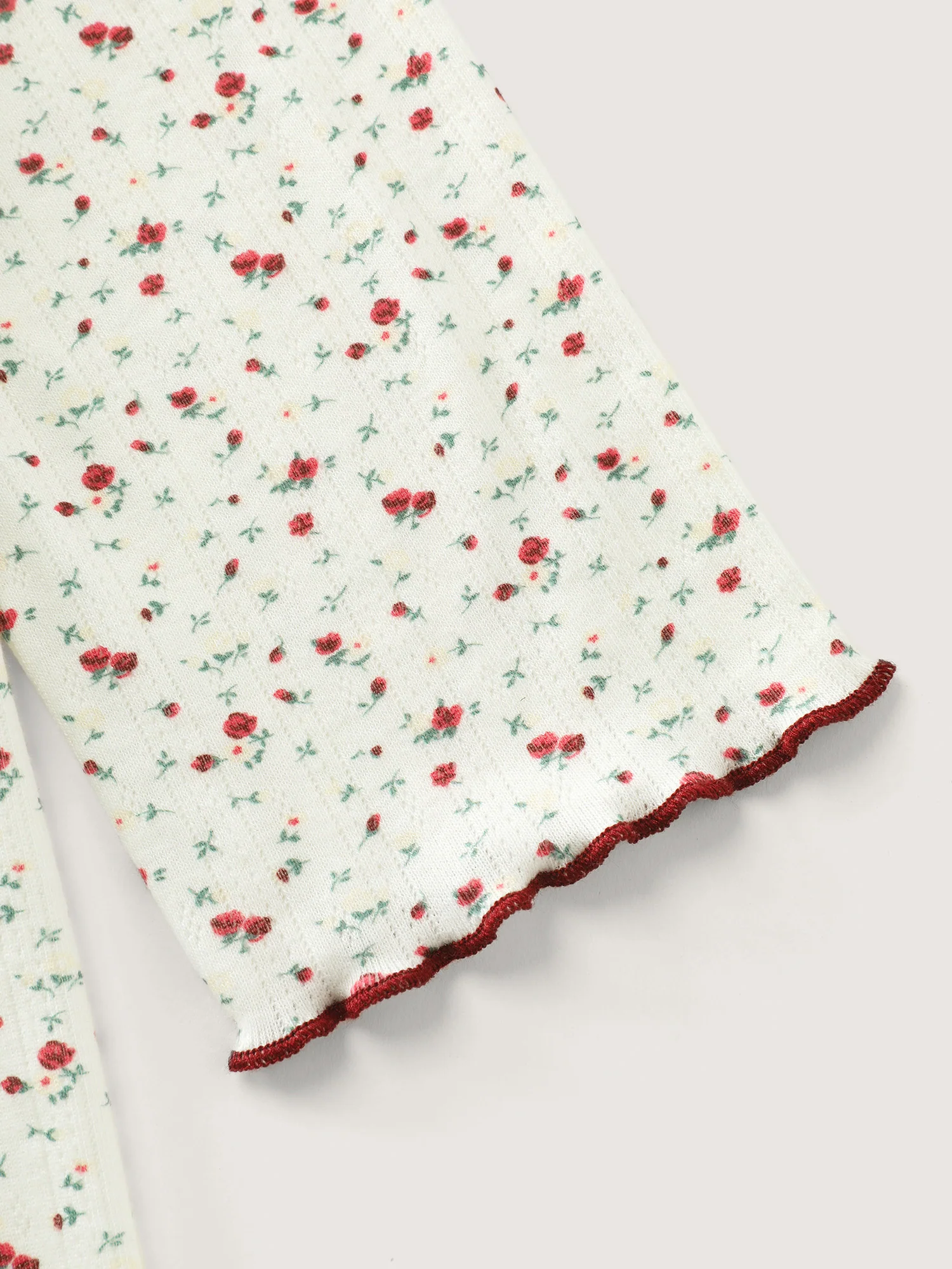 Supersoft Micro Floral Print Knit Top - Image 6