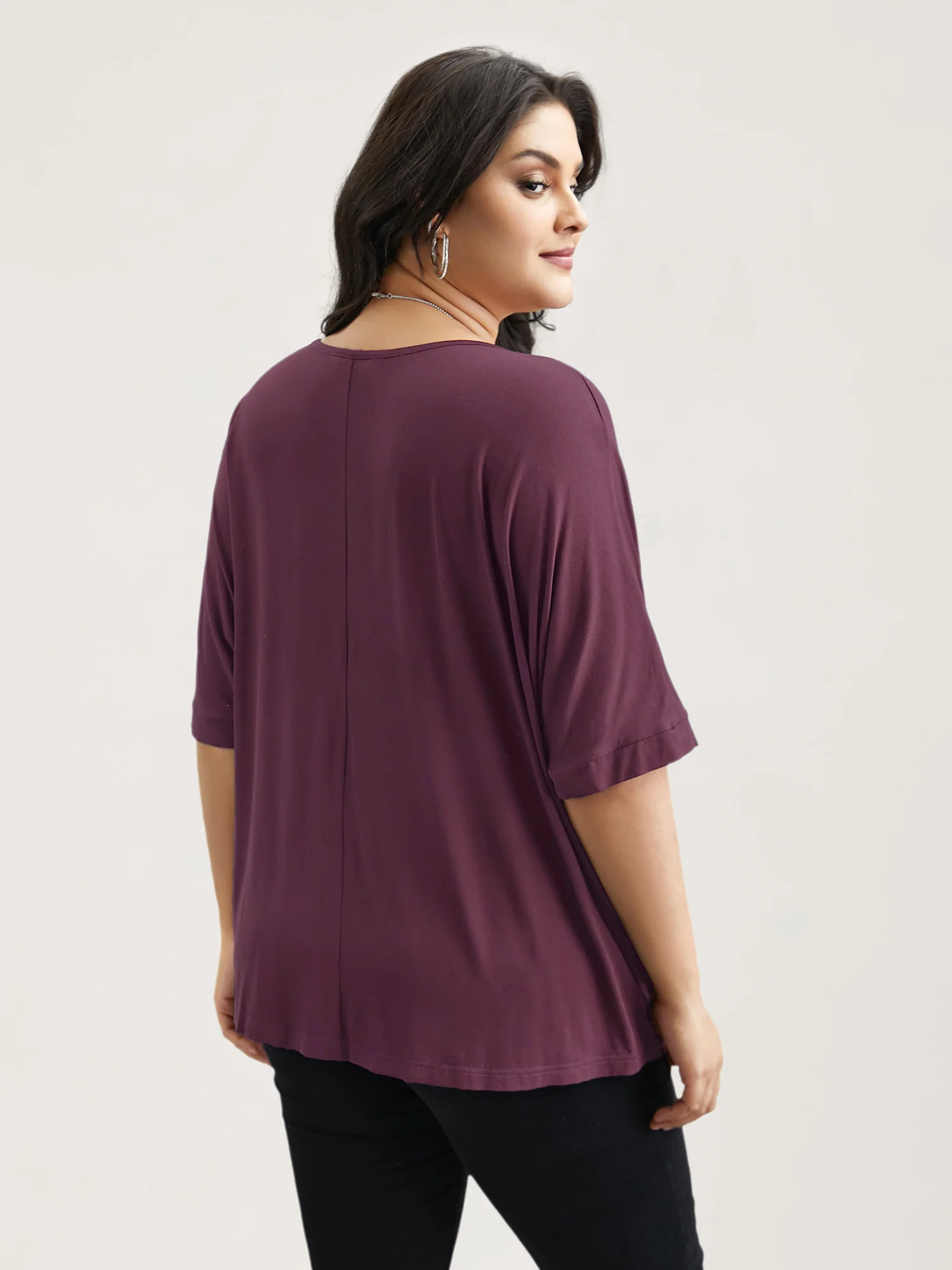Supersoft Round Neck Plain T-Shirt - Image 10