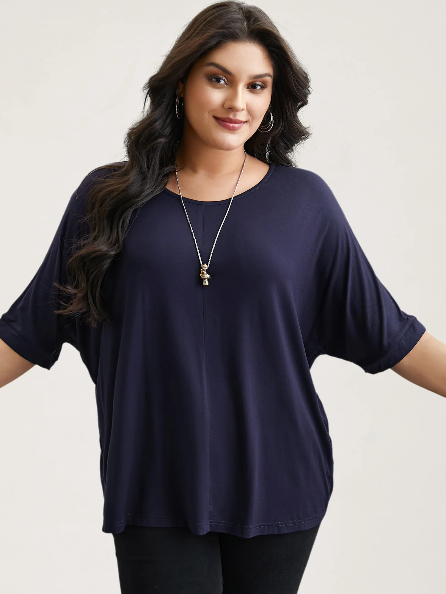 Supersoft Round Neck Plain T-Shirt - Image 11