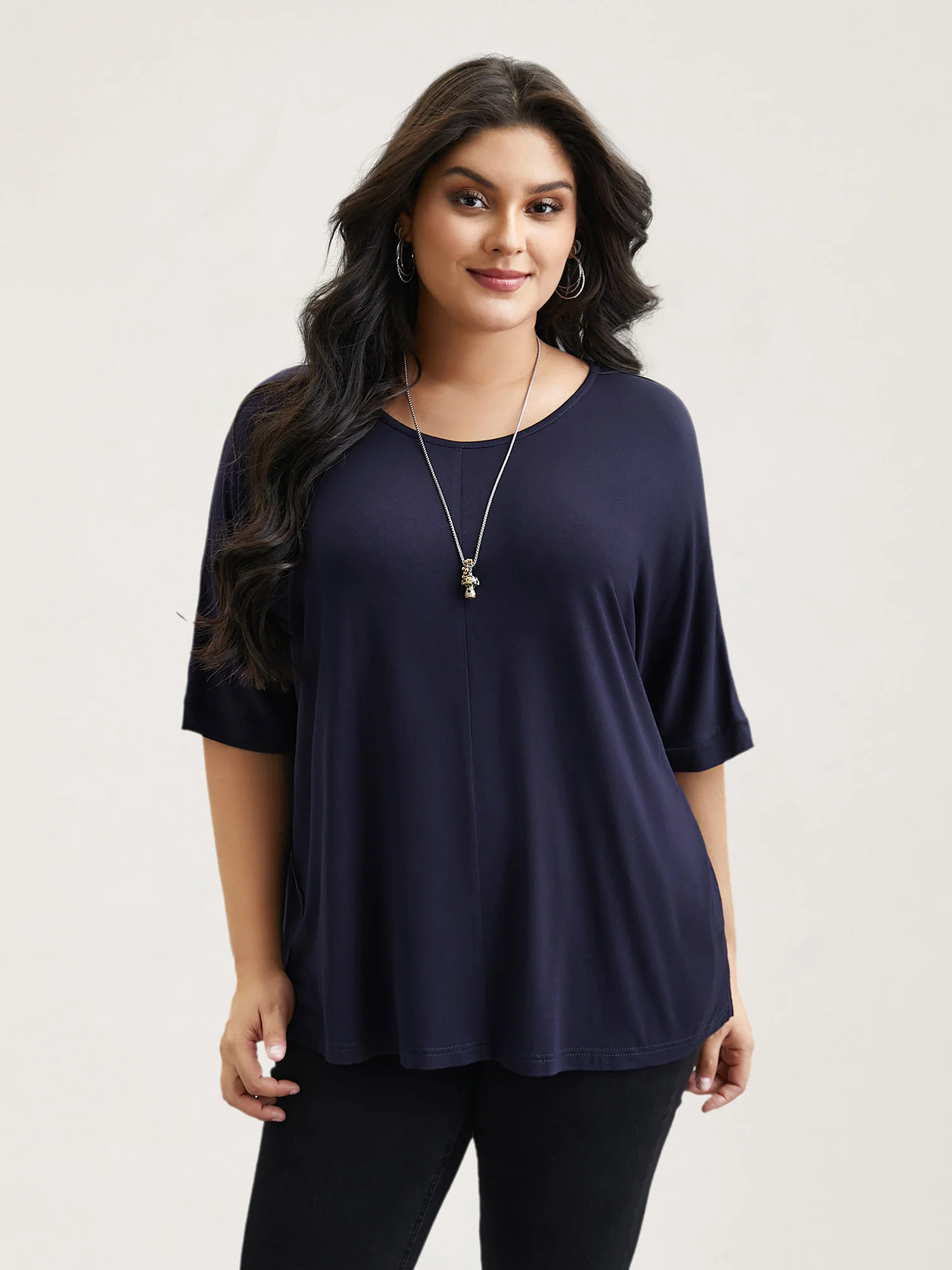 Supersoft Round Neck Plain T-Shirt - Image 12