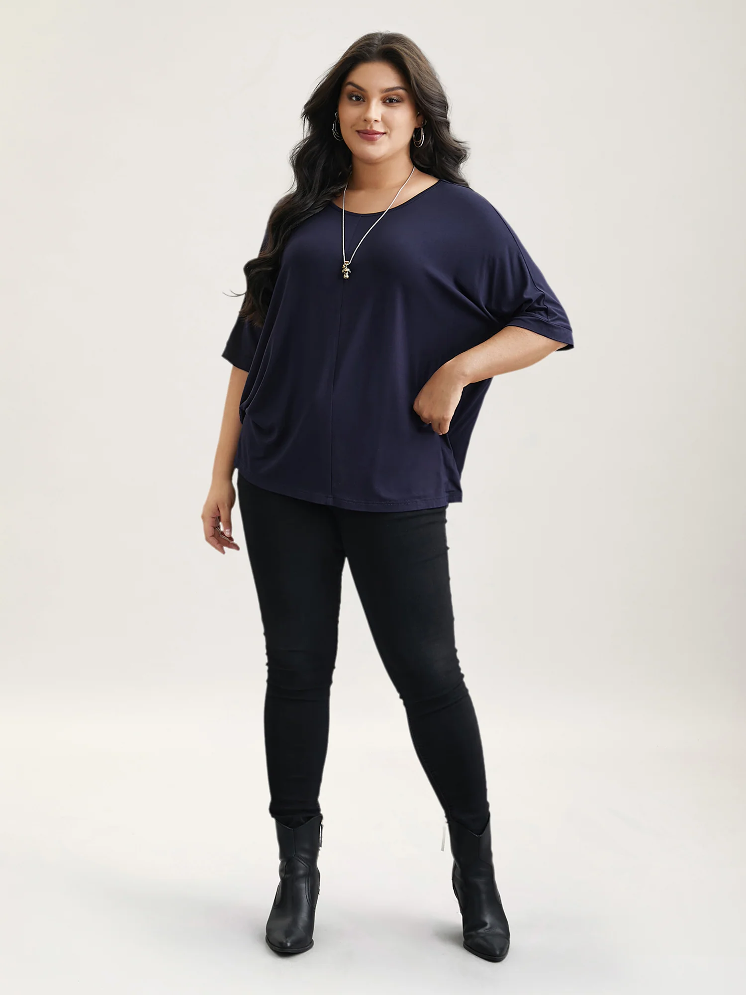 Supersoft Round Neck Plain T-Shirt - Image 13