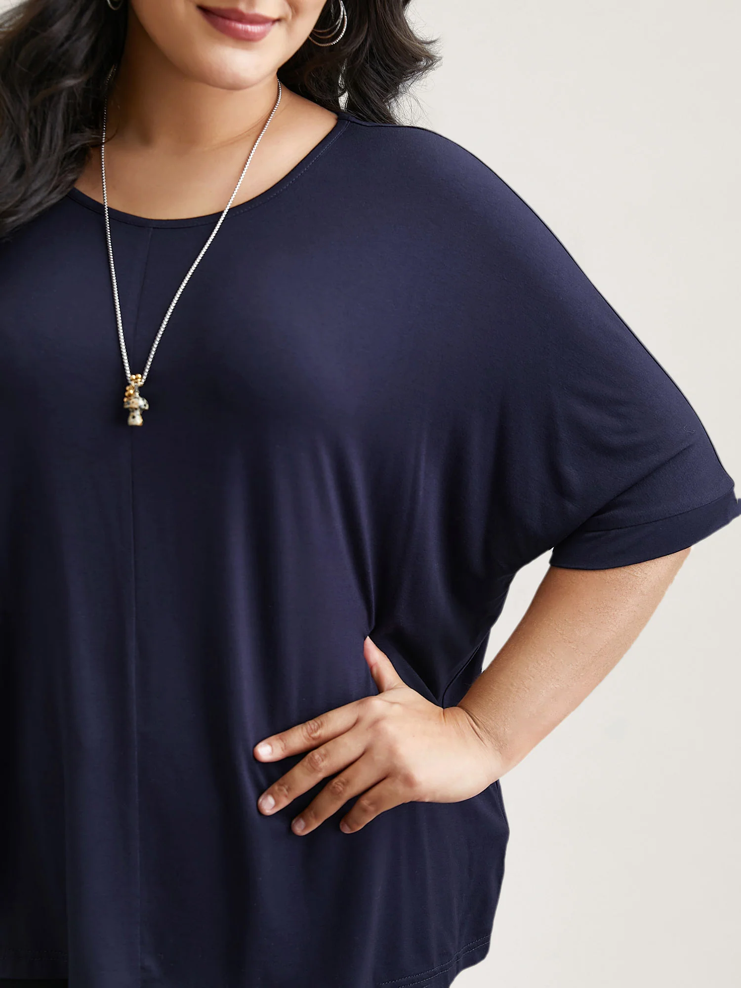 Supersoft Round Neck Plain T-Shirt - Image 14