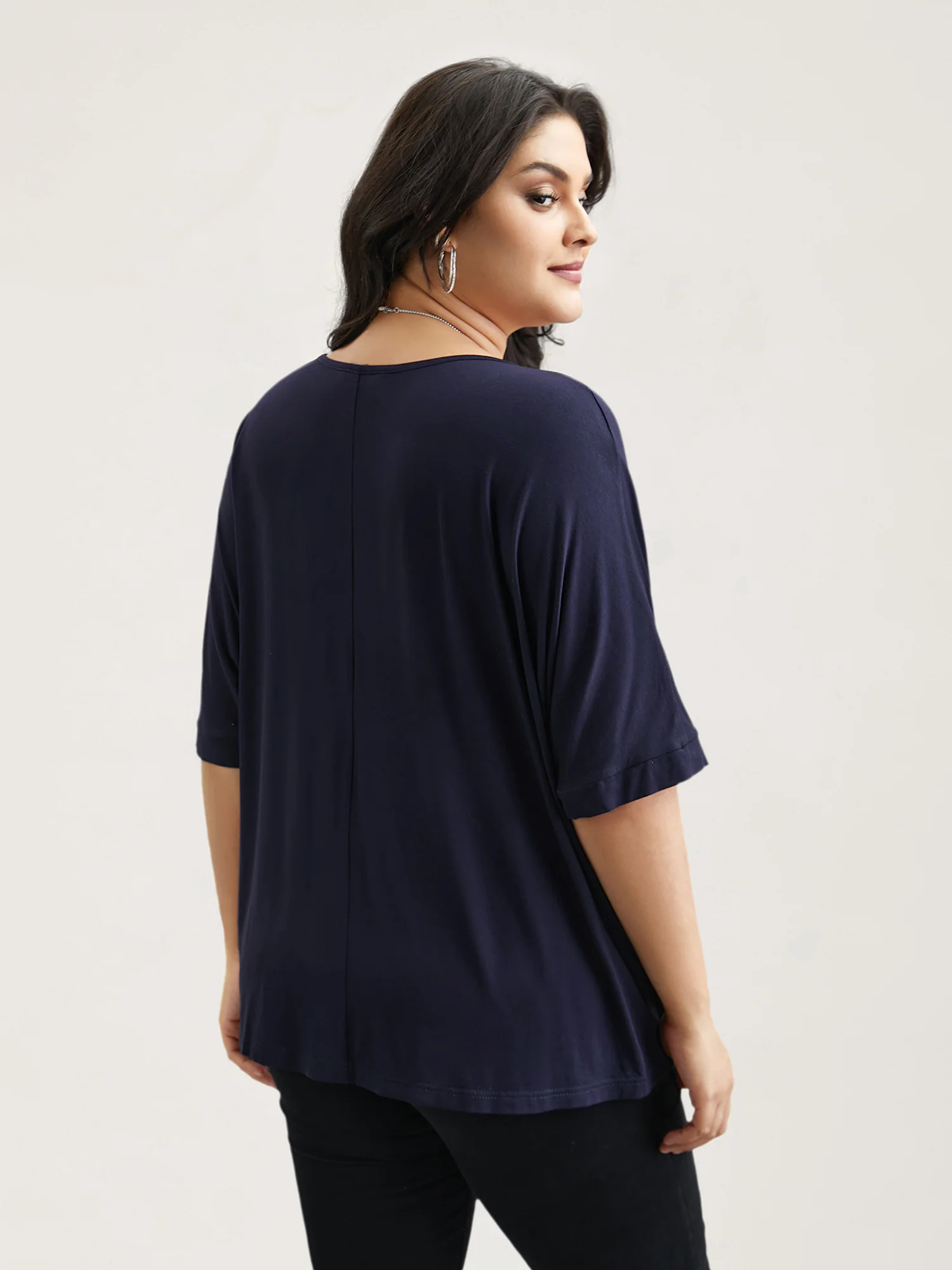 Supersoft Round Neck Plain T-Shirt - Image 15