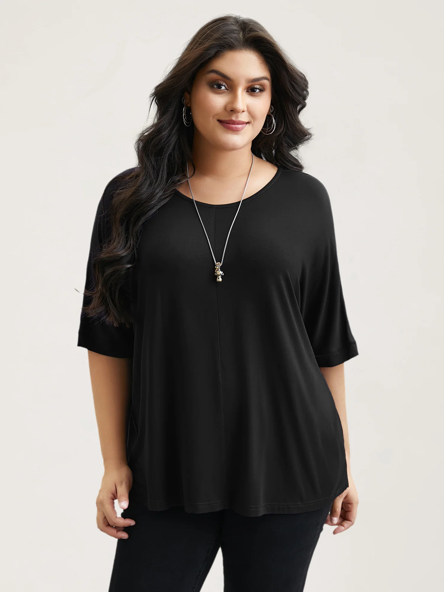 Supersoft Round Neck Plain T-Shirt - Image 20