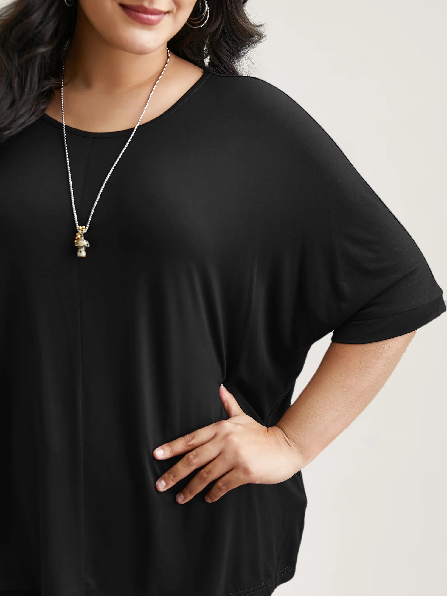 Supersoft Round Neck Plain T-Shirt - Image 22