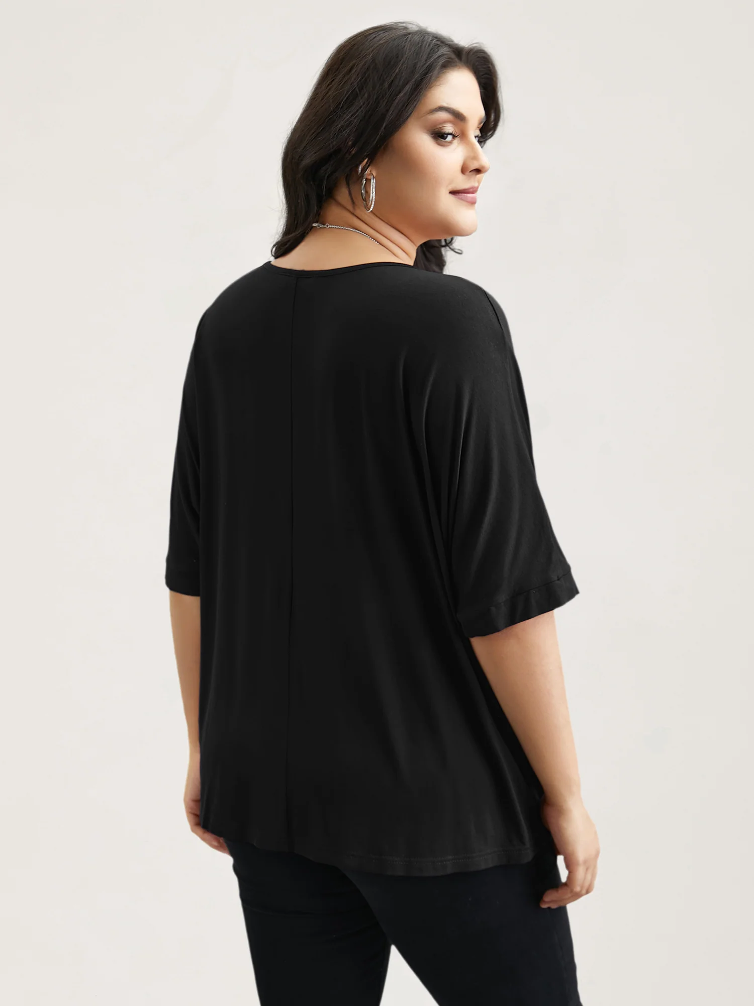 Supersoft Round Neck Plain T-Shirt - Image 23