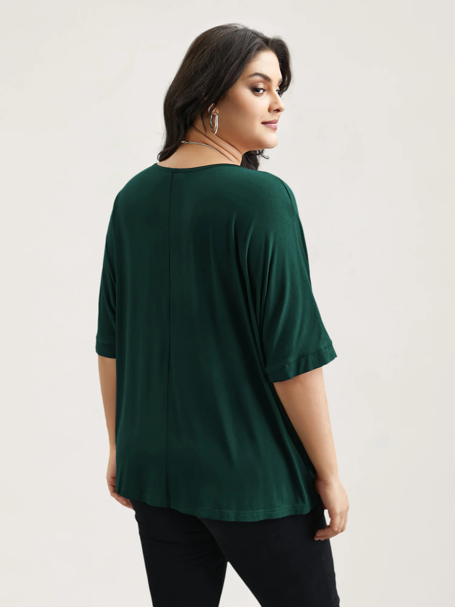 Supersoft Round Neck Plain T-Shirt - Image 5