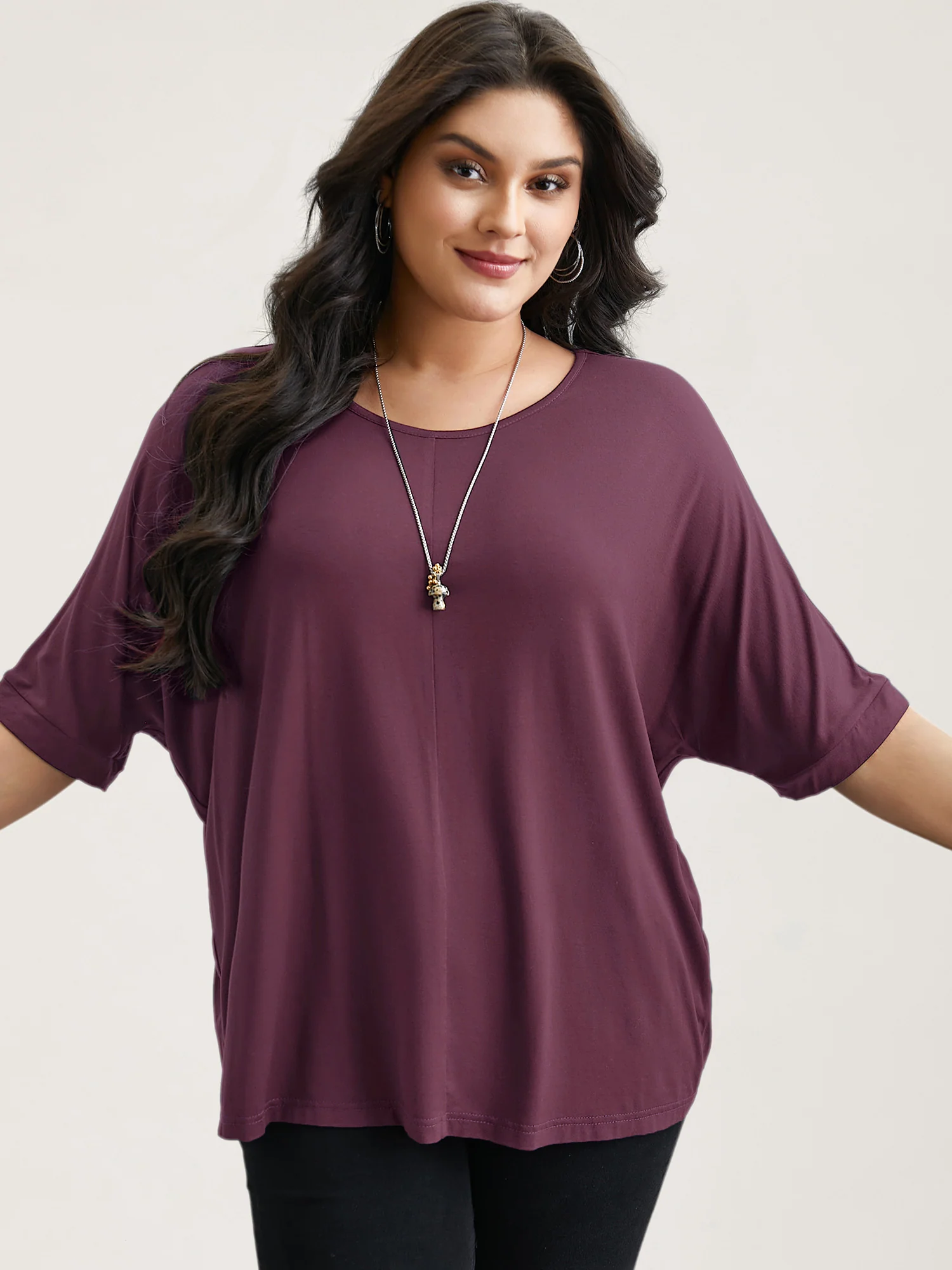 Supersoft Round Neck Plain T-Shirt - Image 6