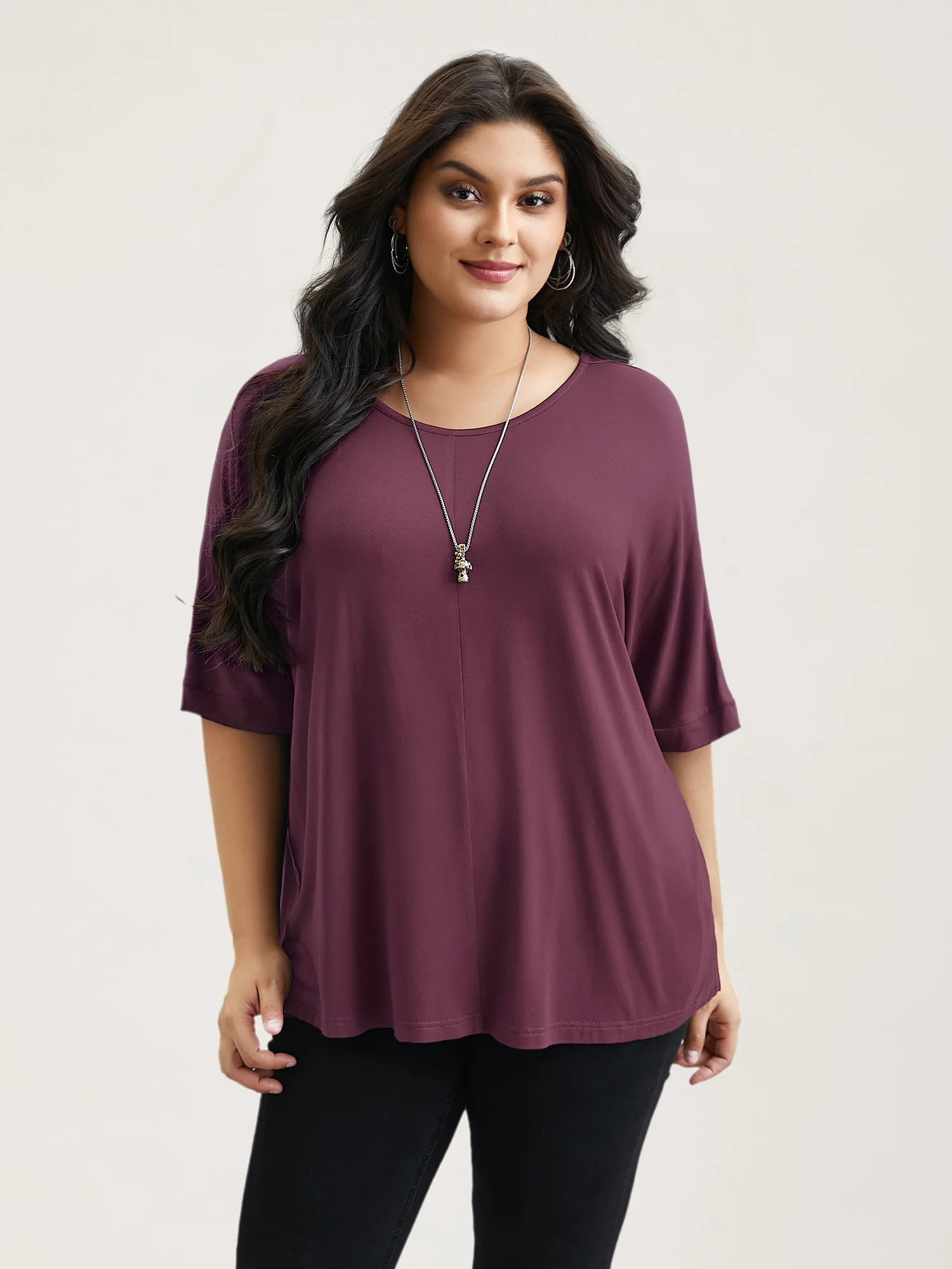 Supersoft Round Neck Plain T-Shirt - Image 7