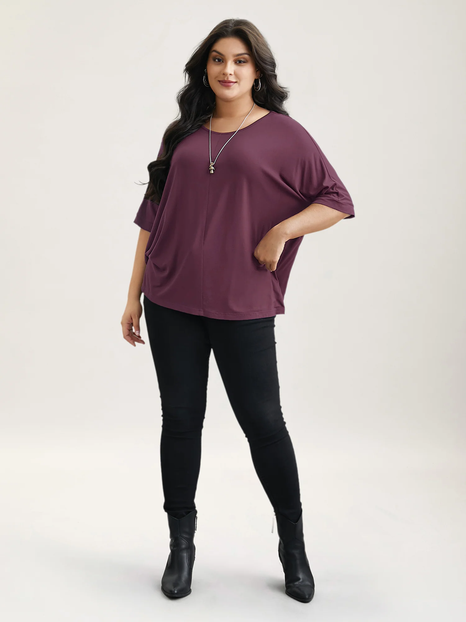 Supersoft Round Neck Plain T-Shirt - Image 8