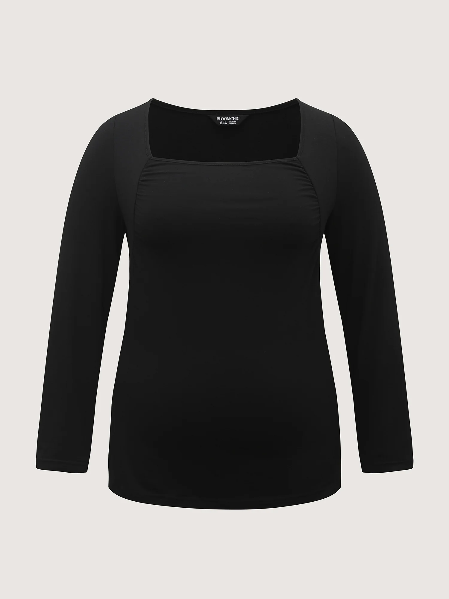 Supersoft Stretchy Pleated Bodice T-Shirt - Image 7