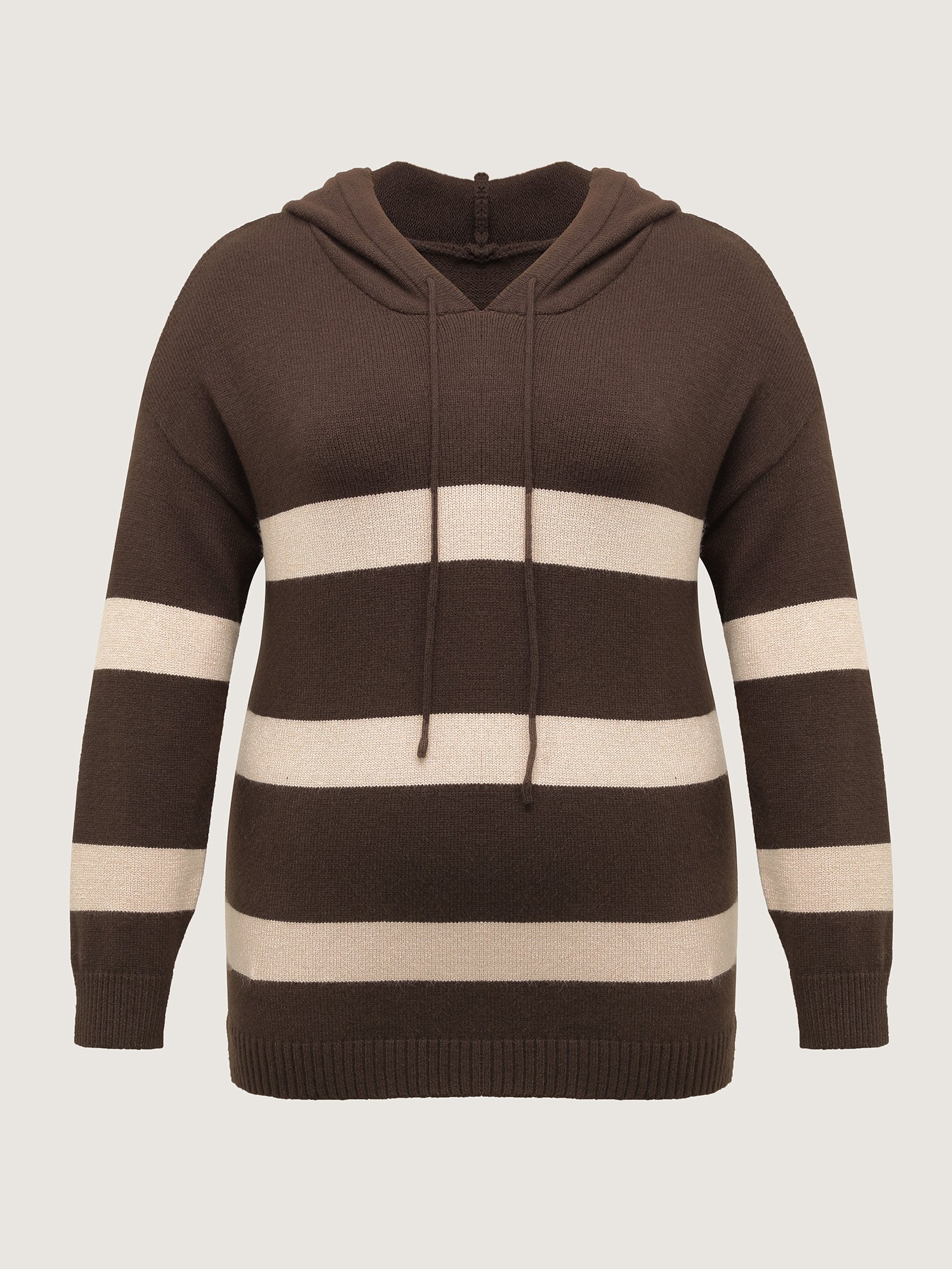 Supersoft Stripe Slit Hooded Pullover - Image 7