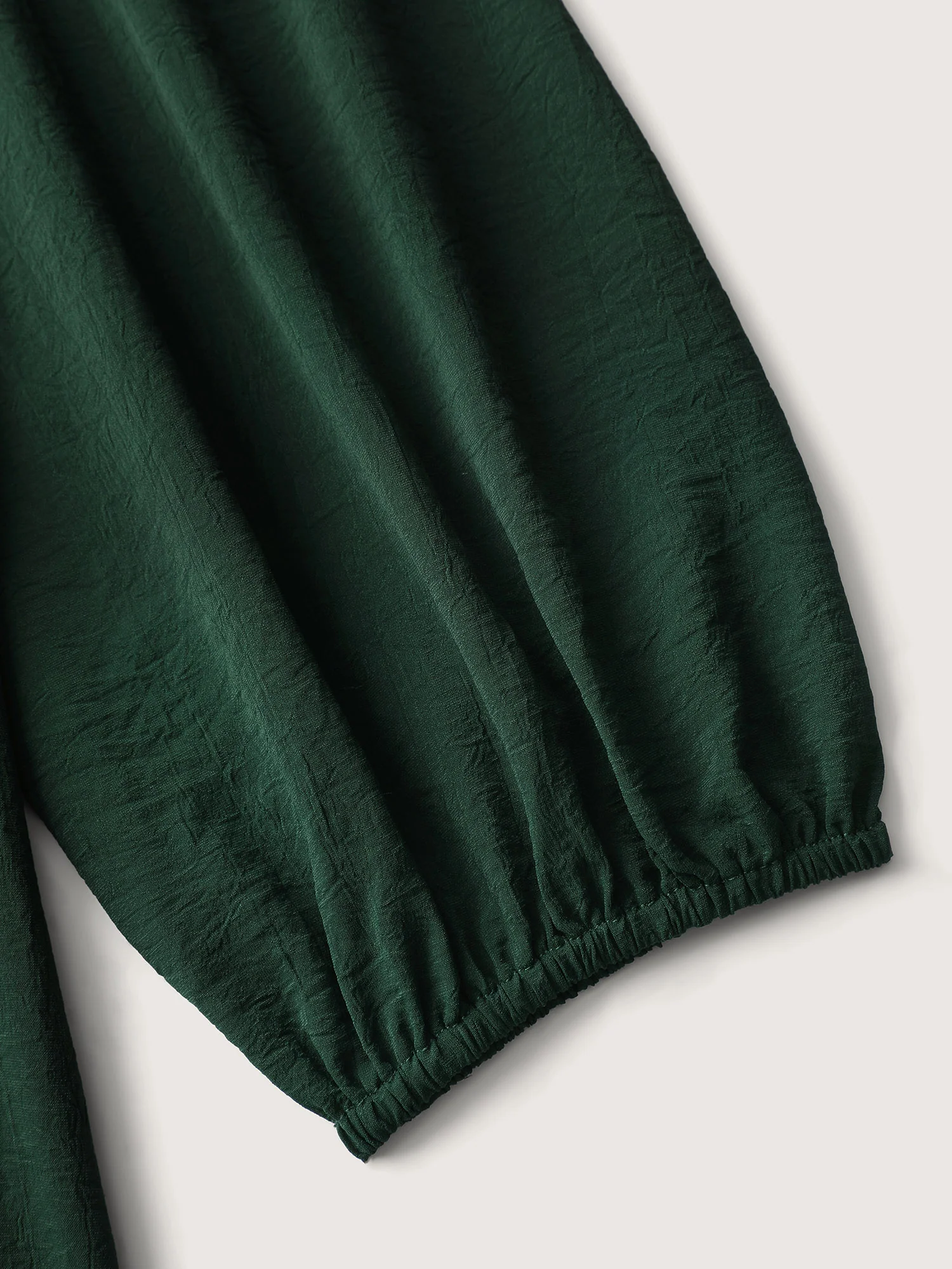 Toothpick Pleat Flowy Solid Blouse - Image 6