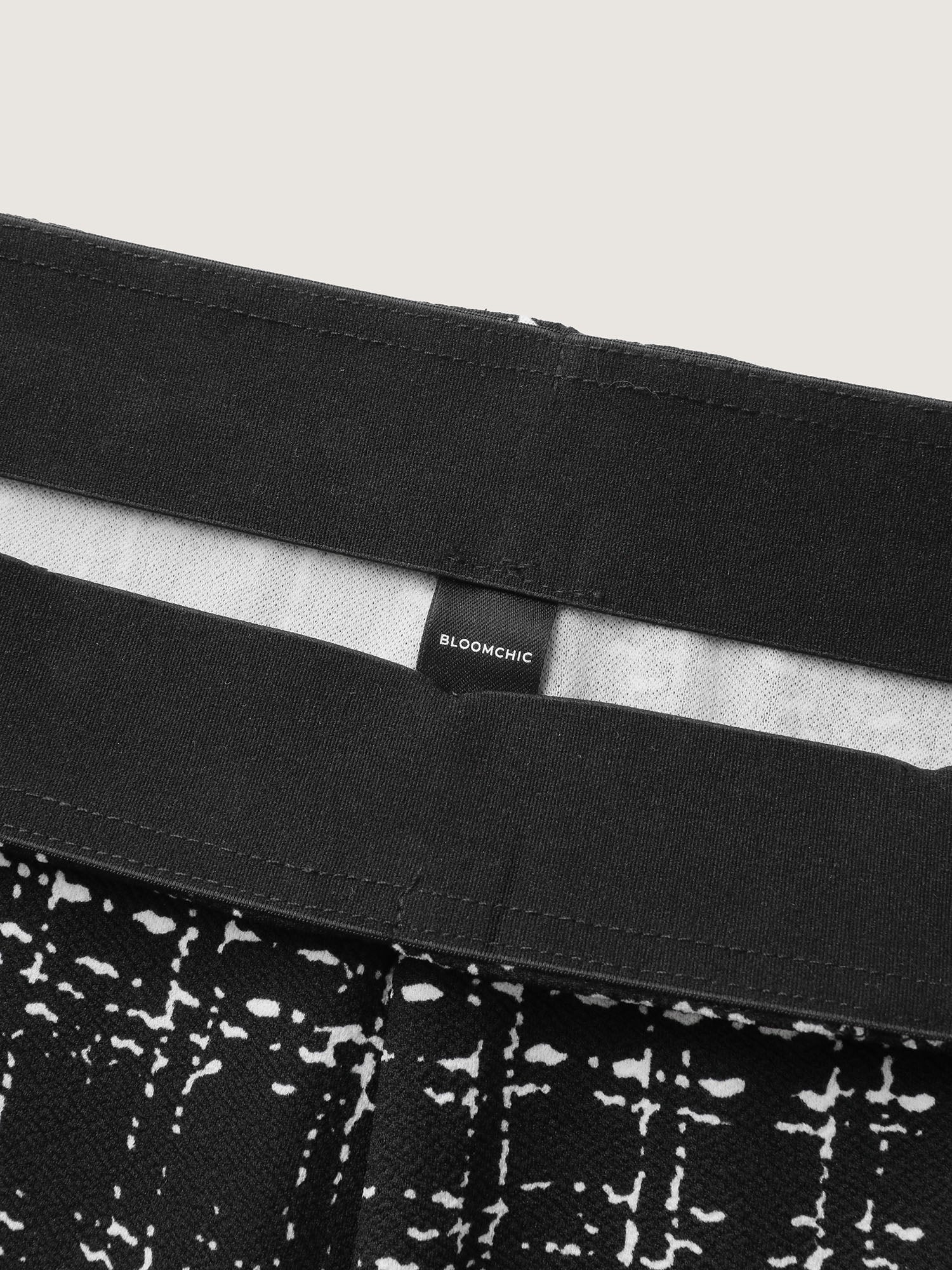 Tweed Texture Wide-Leg Pants - Image 7