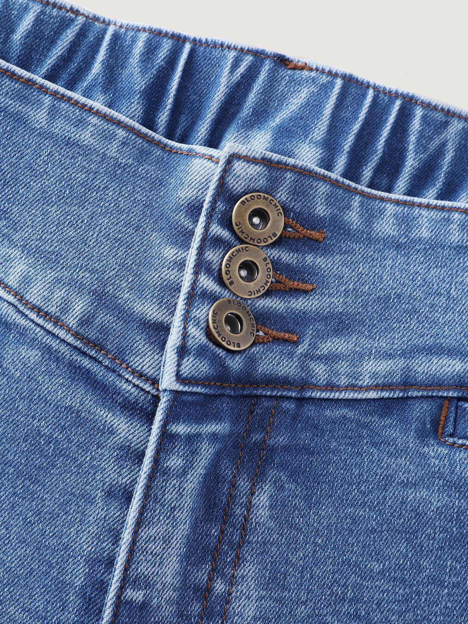 Thigh Friendly Stretchy Waist Flare Jeans - Image 6
